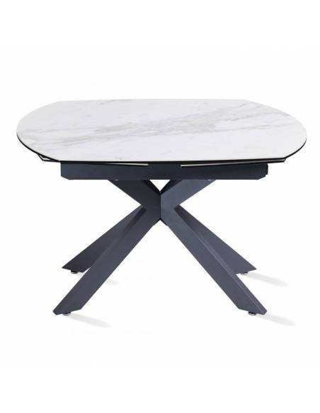 Extendable dining table TORRE calacatta 120(178)x90x78h