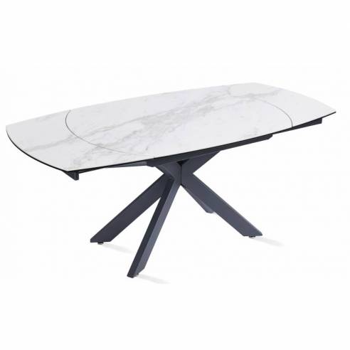 Extendable dining table TORRE calacatta...