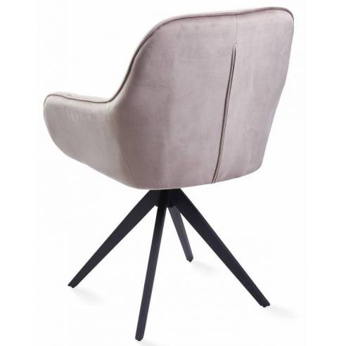 Armchair MOON light brown