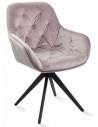 Poltrona girevole MOON grigio chiaro