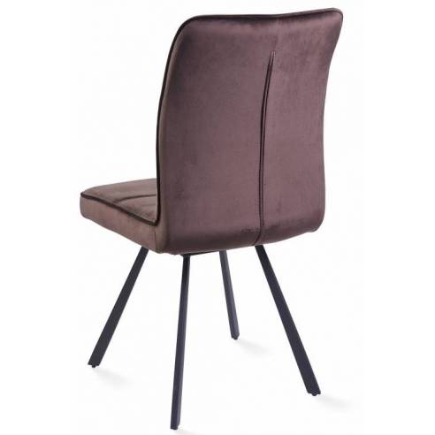 Dining chair VIA dark brown