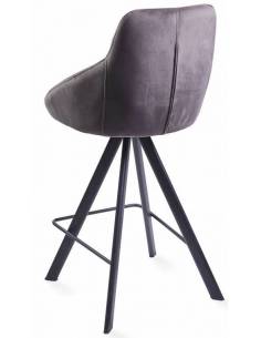 Counter chair ALUMNA dark grey 2