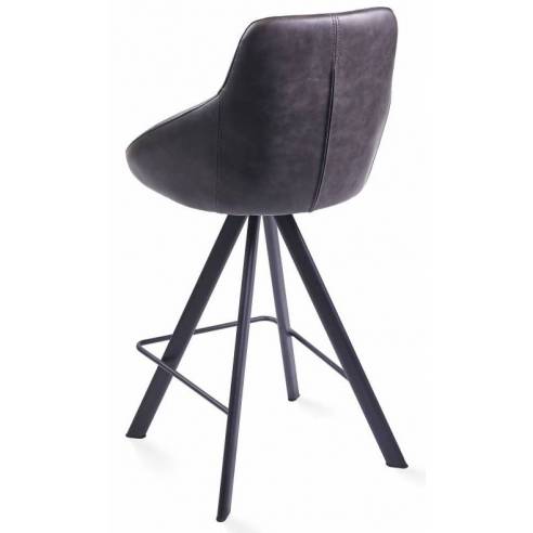 Counter chair ALUMNA dark grey