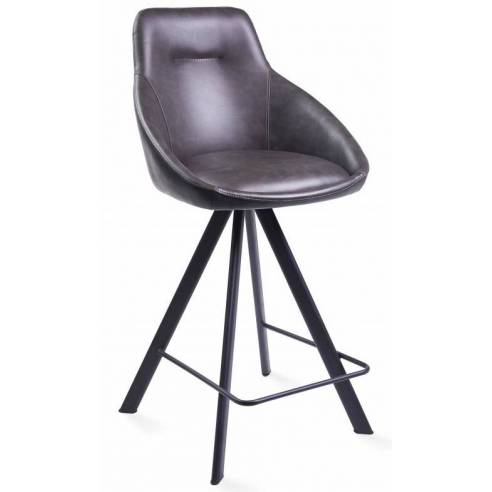 Sgabello ALUMNA grigio scuro