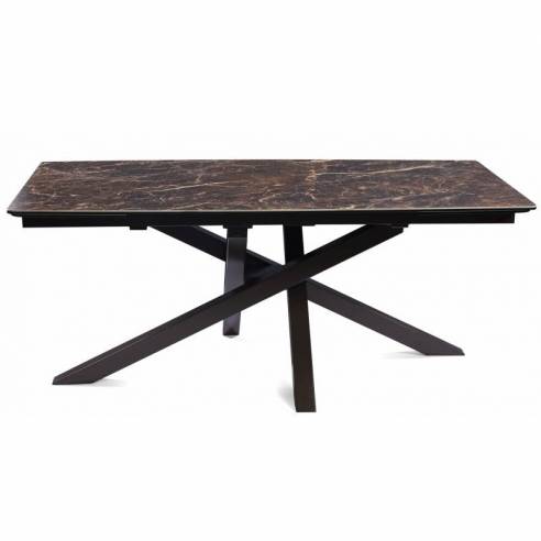 Extendable dining table ARTISTICO dark...