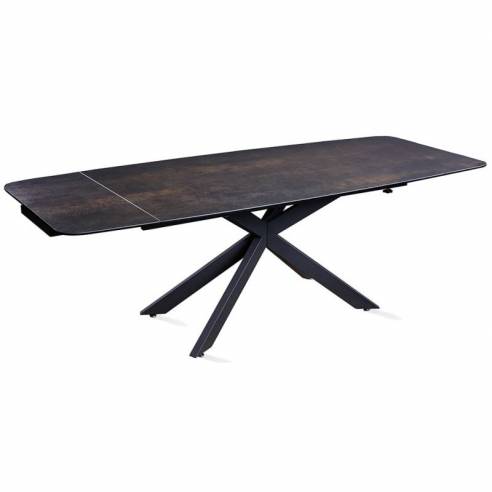 Tavolo allungabile RENZO iron moss 160(240)x90x75