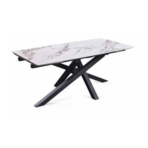 Extendable dining table ARTISTICO butterfly...