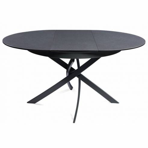 Tavolo allungabile FIORE grigio scuro...