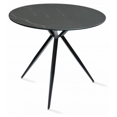 Tavolo ARNO nero marquina Ø89x76h