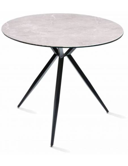 Dining table ARNO light grey Ø89x76h