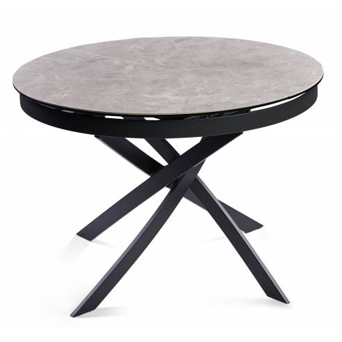 Extendable dining table FIORE light grey...