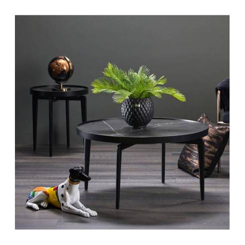 Side table GINO black marquina