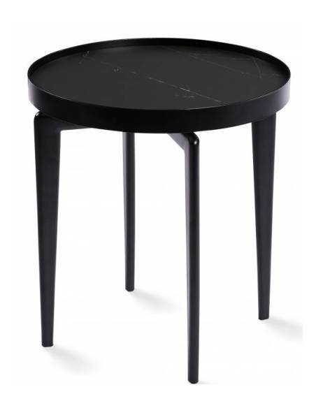 Side table GINO black marquina