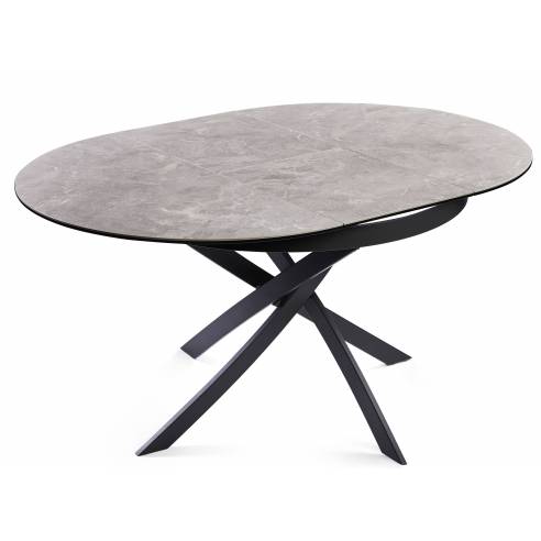 Extendable dining table FIORE light grey...