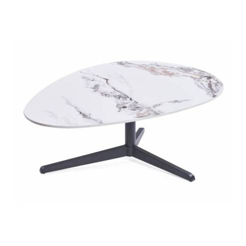 Coffee table KARLEY butterfly onyx