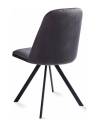 Sedia girevole ROUND grigio scuro