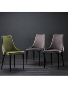 Sedia UMBERTO VIC grigio scuro