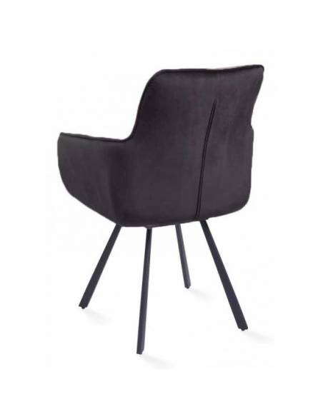 Armchair LIVIA VIC dark grey