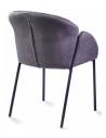 Poltrona girevole MONNA grigio-marrone