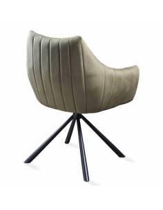 Poltrona girevole MILAN VIC verde muschio