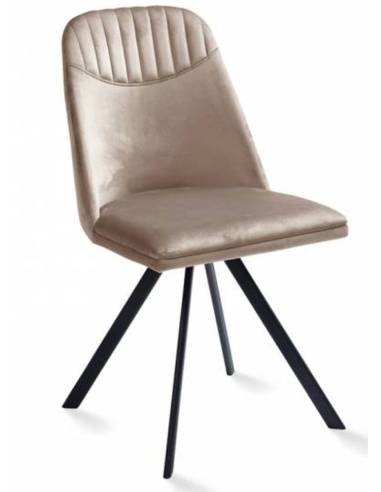 Sedia girevole ROUND marrone chiaro