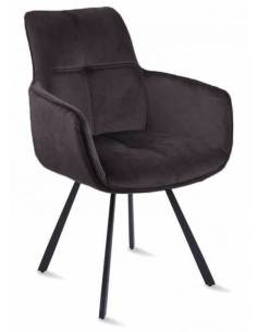 Armchair LIVIA VIC dark grey