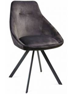 Dining chair ALUMNA dark grey