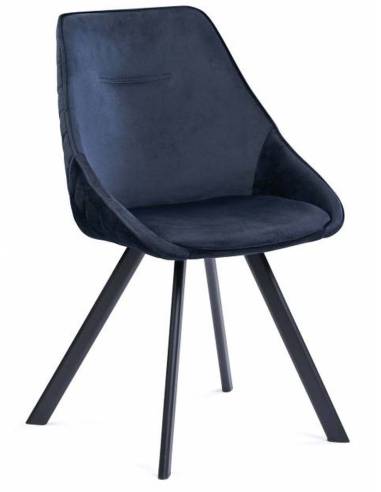 Sedia girevole RUBY VIC nero