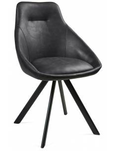 Dining chair ALUMNA dark grey