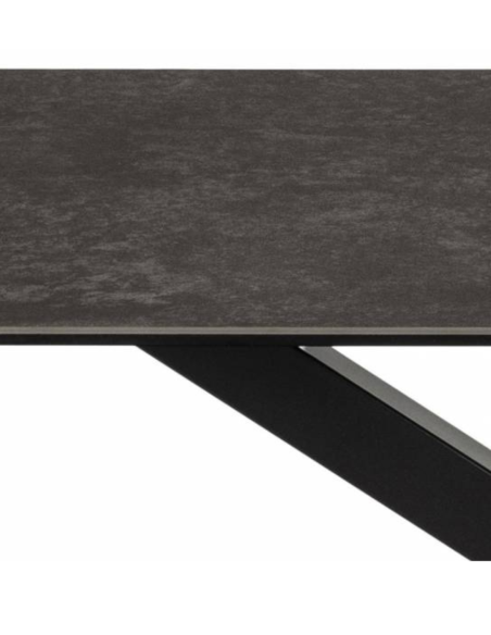 Tavolo da pranzo TERRY 160x90 grigio marrone