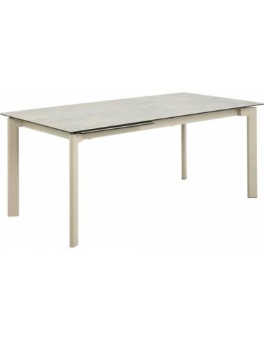 Extendable dining table HURON sand 180(240)x90