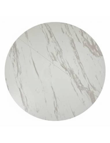 Extendable dining table FREGO marble Ø100(139)