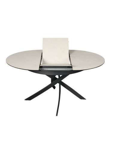 Extendable dining table FREGO marble Ø100(139)