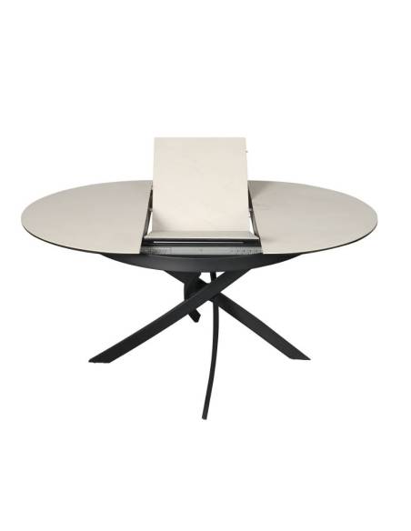 Extendable dining table FREGO marble Ø100(139)