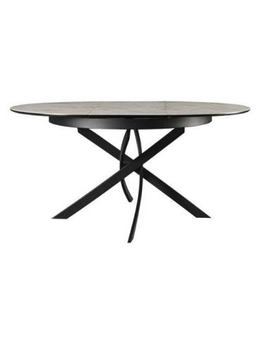 Extendable dining table FREGO marble Ø100(139)