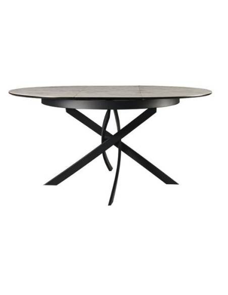 Extendable dining table FREGO marble Ø100(139)