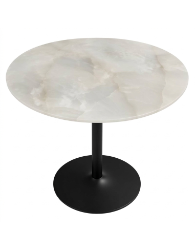 Round dining table BARI marble Ø90