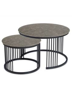 Coffee table set ELON brown...