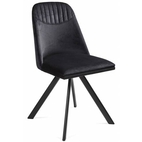 Sedia girevole ROUND nero