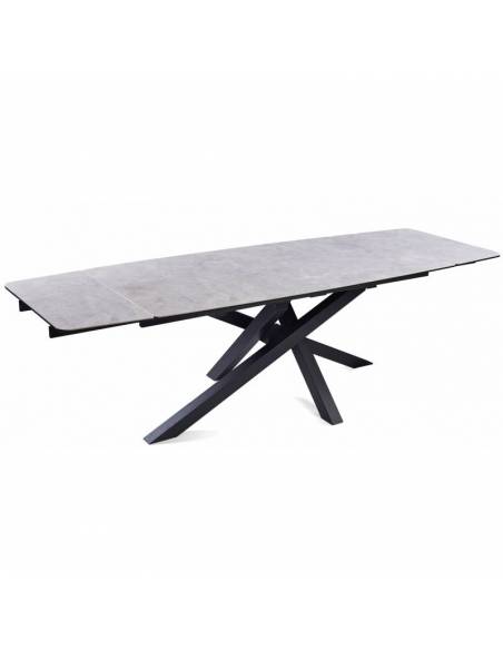 Extendable dining table ARTISTICO light grey 180(260)x90x75h