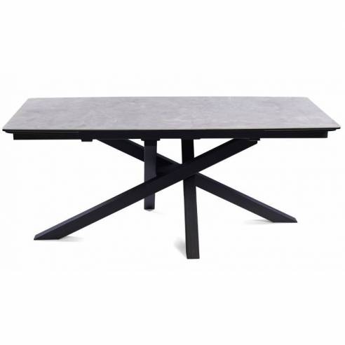 Extendable dining table ARTISTICO light grey...