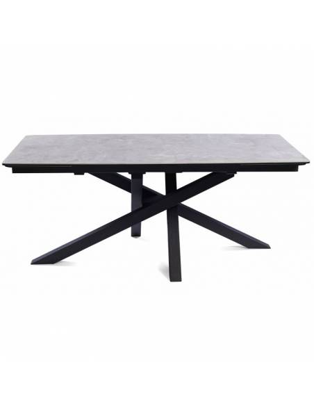Extendable dining table ARTISTICO light grey 180(260)x90x75h